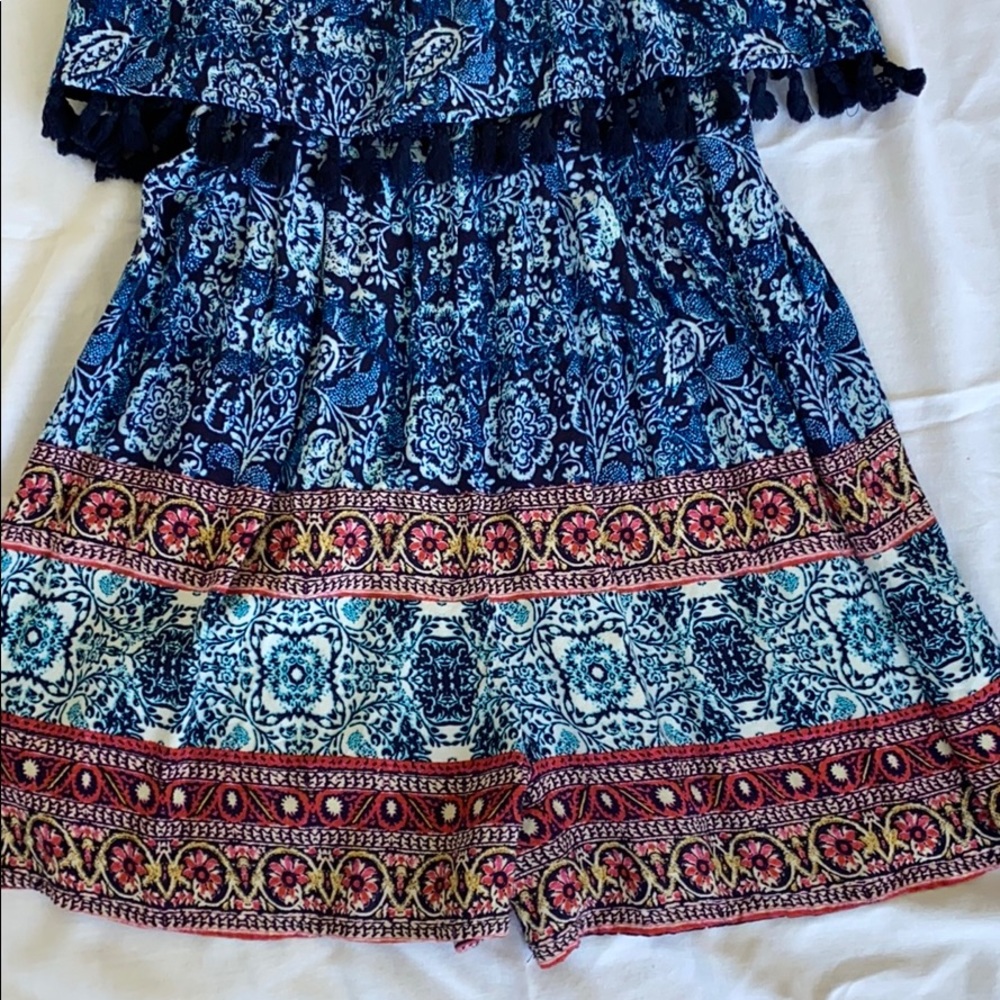 Blue printed romper - Picture 2 of 5